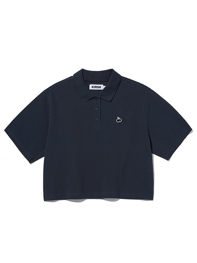 Mono Cherry Crop Pique