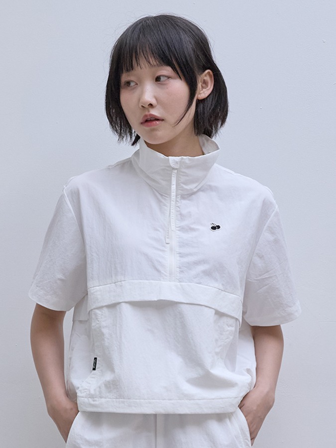 Mono Cherry Half Zip Anorak