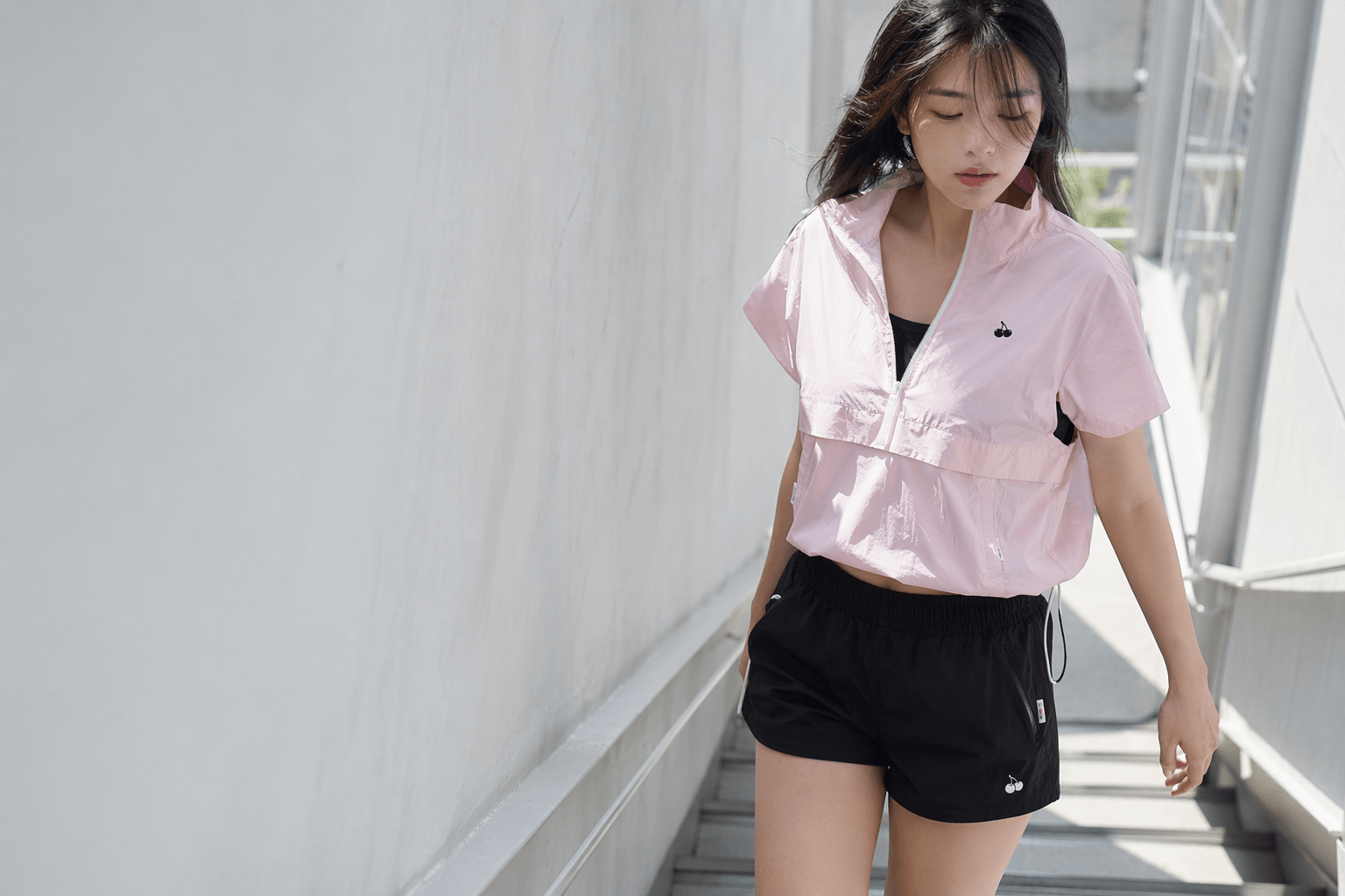 KIRSH light layers with half zip anoraks and sporty details